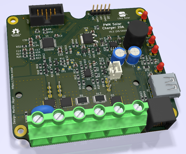 Charge controller PCB