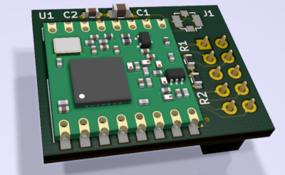 LoRa communication module with UEXT connector